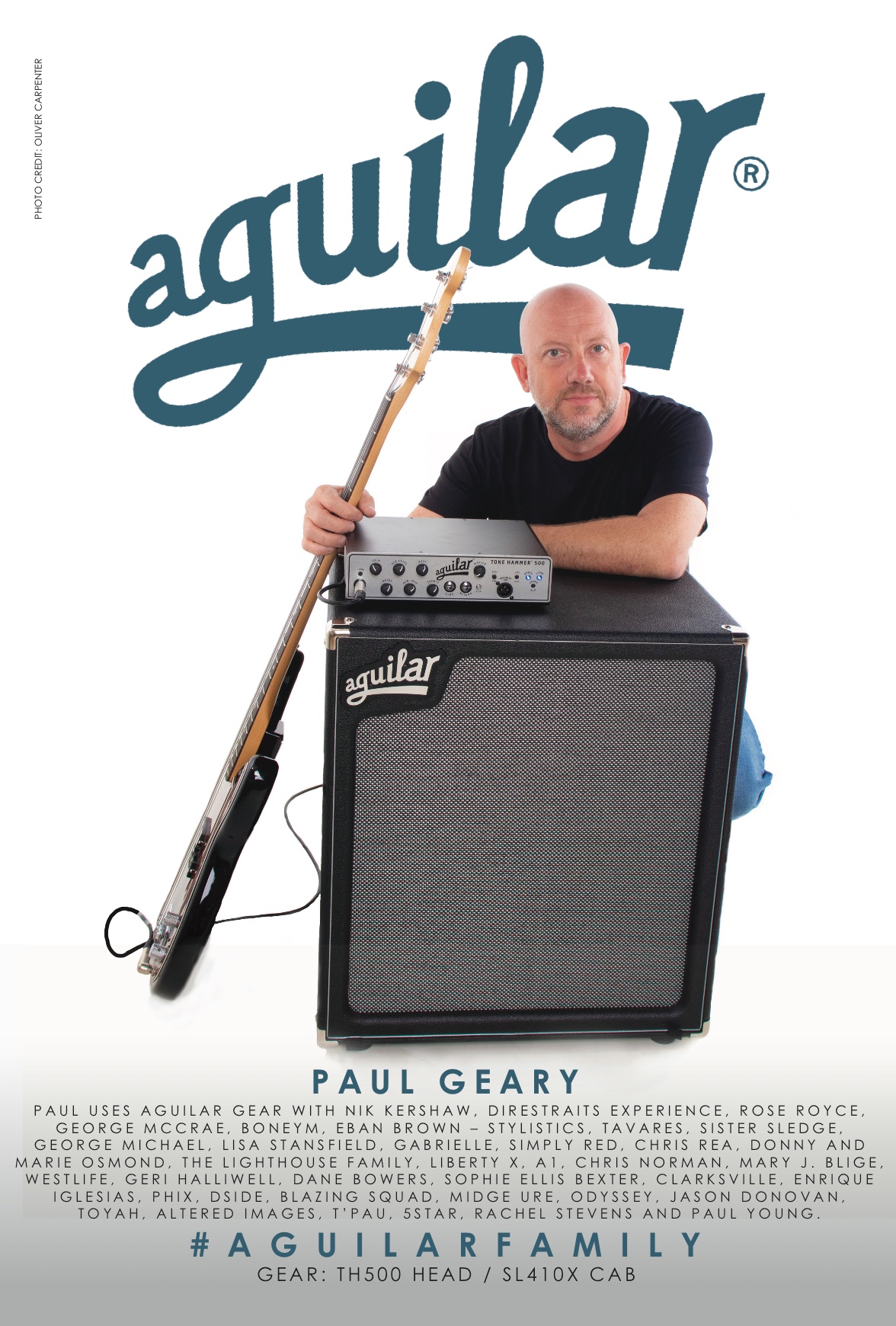 Paul uses Aguilar Gear!